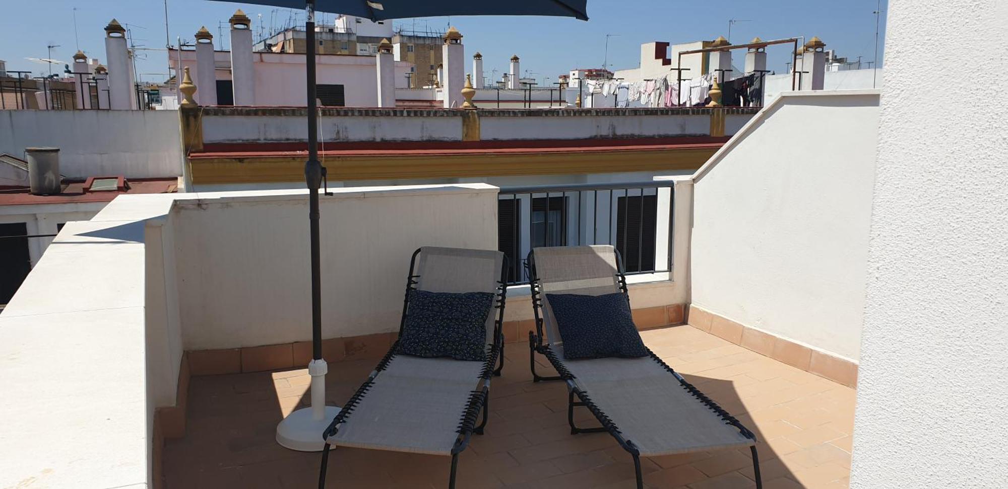 Atico Aire De Triana Apartment Seville Luaran gambar